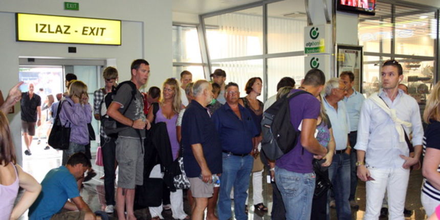 Zracna luka Zadar 18. srpnja 2009, Foto: Mladen Malik