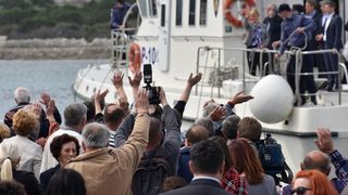 Predsjednica Grabar Kitarović posjetila otok Ist. Foto: Dino Stanin/PIXSELL