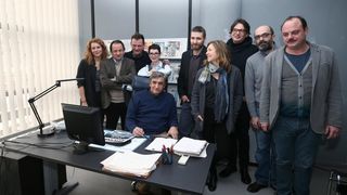 Prva klapa snimanja nove HTV-ove serije “Novine”, redatelja Dalibora Matanića Jednu od glavnih uloga ima Zadranka Tihana Lazović. Foto: Željko Lukunić/PIXSELL Prva klapa snimanja nove HTV-ove serije “Novine”, redatelja Dalibora Matanića Jednu od glavnih uloga ima Zadranka Tihana Lazović. Foto: Željko Lukunić/PIXSELL