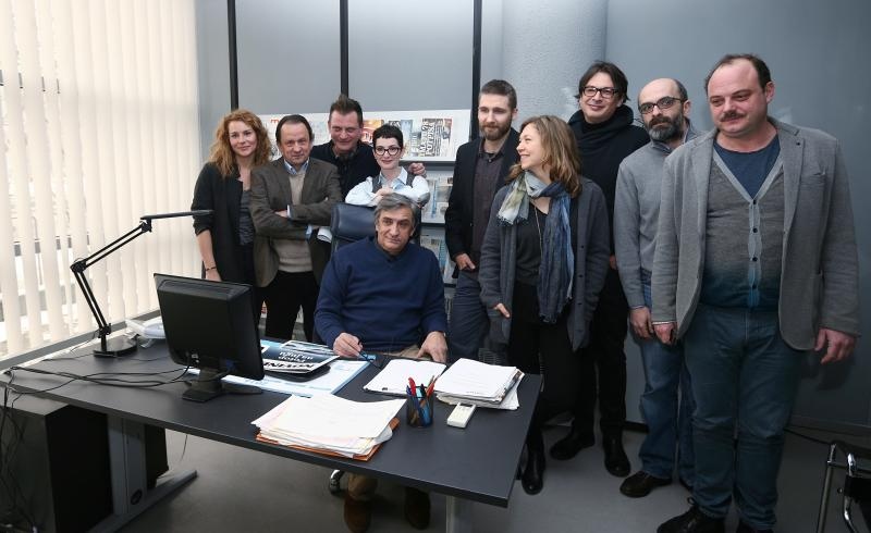 Prva klapa snimanja nove HTV-ove serije “Novine”, redatelja Dalibora Matanića Jednu od glavnih uloga ima Zadranka Tihana Lazović. Foto: Željko Lukunić/PIXSELL Prva klapa snimanja nove HTV-ove serije “Novine”, redatelja Dalibora Matanića Jednu od glavnih uloga ima Zadranka Tihana Lazović. Foto: Željko Lukunić/PIXSELL