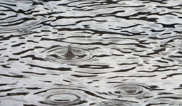 14.07.2014., Pula – Kisne kapi u svom plesu na povrsini vode. Photo: Dusko Marusic/PIXSELL Autor  Dusko Marusic/PIXSELL Ključne riječi  kapi, kap, ilustracija, kisne kapi, kisa,