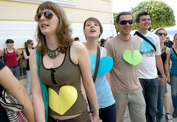 Studentski prosvjed: Zagrlimo rektorat