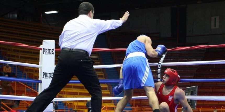 Juniorsko EP u boksu, finale: Toni Filipi vs Vegar Tregren. Photo: Borna Filić/PIXSELL