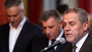 , Zagreb – U Dvercu je odrzana dodjela povelje pocasnog gradjanina Zagreba generalu Anti Gotovini. Photo: Anto Magzan/PIXSELL , Zagreb – U Dvercu je odrzana dodjela povelje pocasnog gradjanina Zagreba generalu Anti Gotovini. Photo: Anto Magzan/PIXSELL