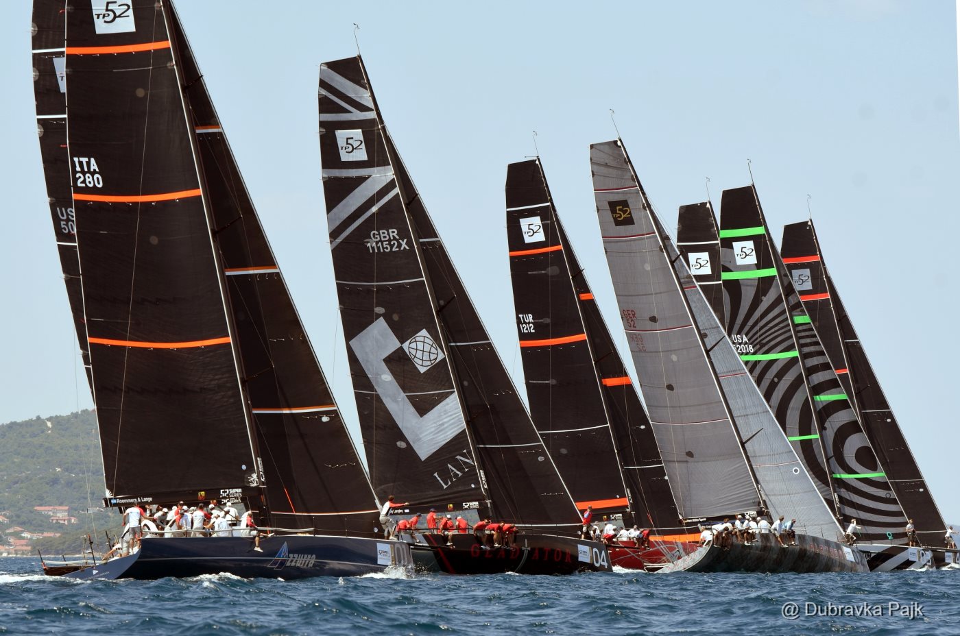 Prvi dan TP52 regate ispred zadarske rive Prvi dan TP52 regate ispred zadarske rive