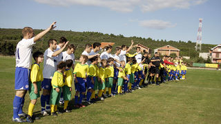 Hajduk – Zlatna Luka, Prijateljska utakmica povodom 75 godina osnivanja NK Zlatna luka