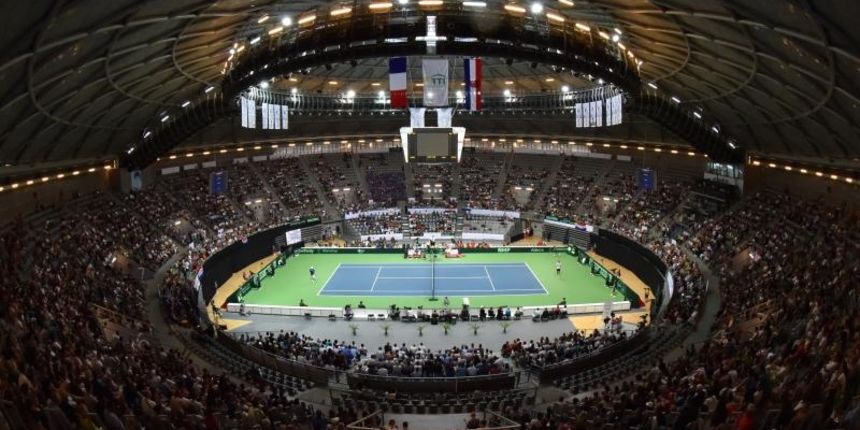 Polufinale Davis Cupa, Hrvatska – Francuska, 2. meč, Marin Čilić – Lucas Pouille. Photo: Hrvoje Jelavić/PIXSELL