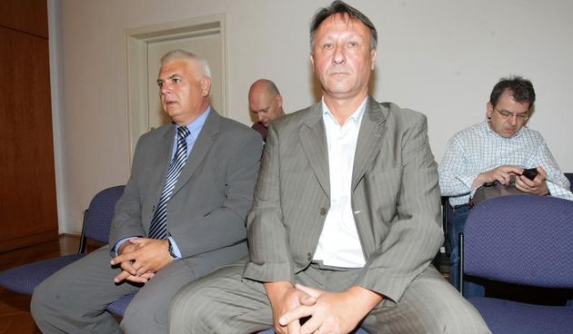 Zagreb – Ponovljeno sudjenje u aferi Kamioni Berislavu Roncevicu i Ivi Bacicu na Zupanijskom sudu. Photo: Petar Glebov/PIXSELL Autor  Petar Glebov/PIXSELL