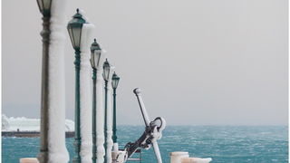 Đir po ledu okovanom Senju, Foto: Kristijan Orlić Đir po ledu okovanom Senju, Foto: Kristijan Orlić