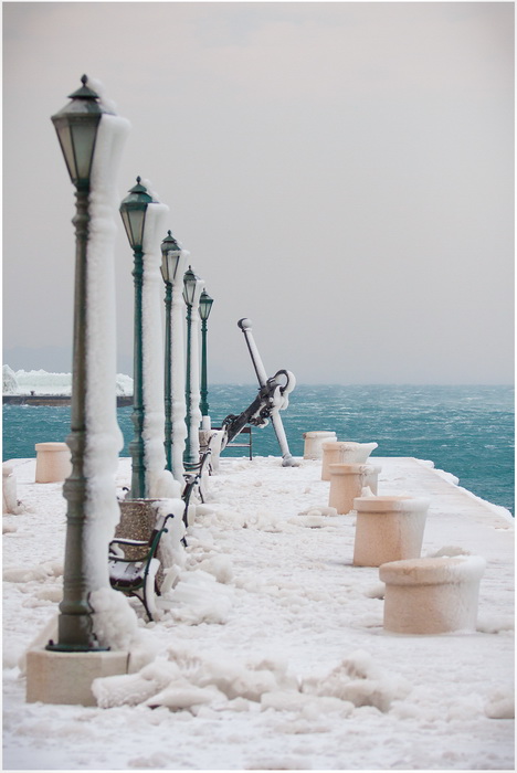 Đir po ledu okovanom Senju, Foto: Kristijan Orlić Đir po ledu okovanom Senju, Foto: Kristijan Orlić