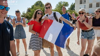 Navijačko ludilo u Zadru za vrijeme i nakon finala Svjetskog prvenstva Navijačko ludilo u Zadru za vrijeme i nakon finala Svjetskog prvenstva