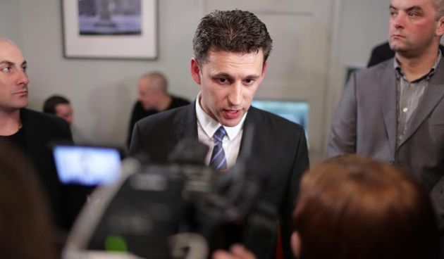 Most nezavisnih lista. Ivan Kovacic, Bozo Petrov, Ivan Lovrinovic, Drago Prgomet. Photo: Grgur Zucko/PIXSELL