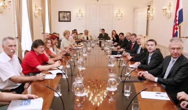 Sindikati i vlada rh, foto-CROPIX