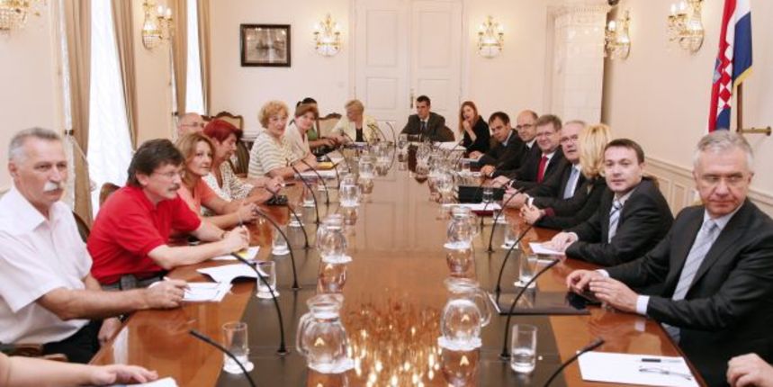 Sindikati i vlada rh, foto-CROPIX