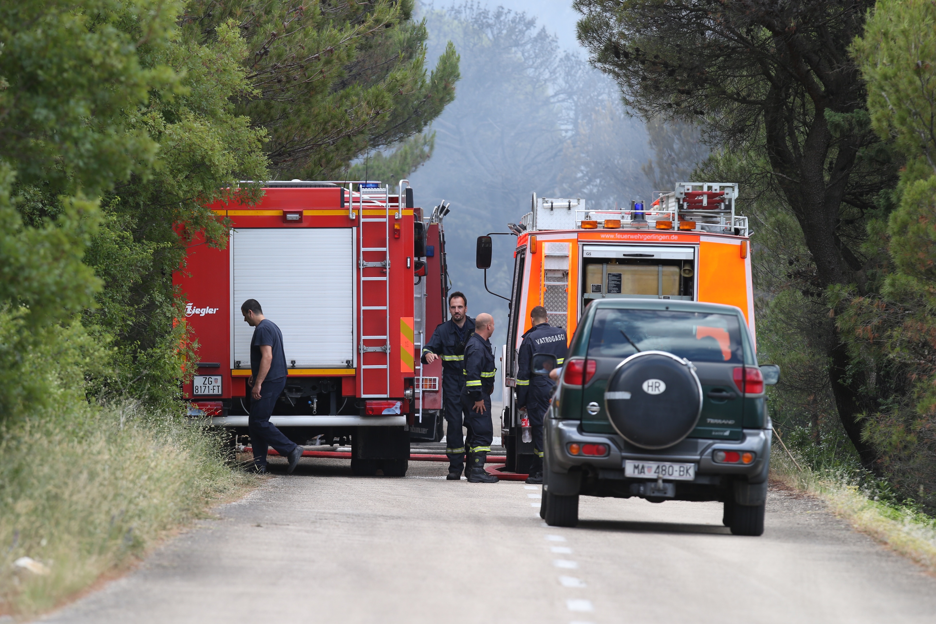 Požar na padinama Biokova Požar na padinama Biokova
