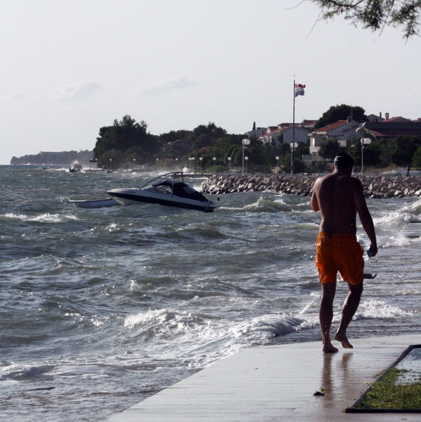 Tramontana u Diklu 18. srpnja 2009, Foto: Mladen Malik
