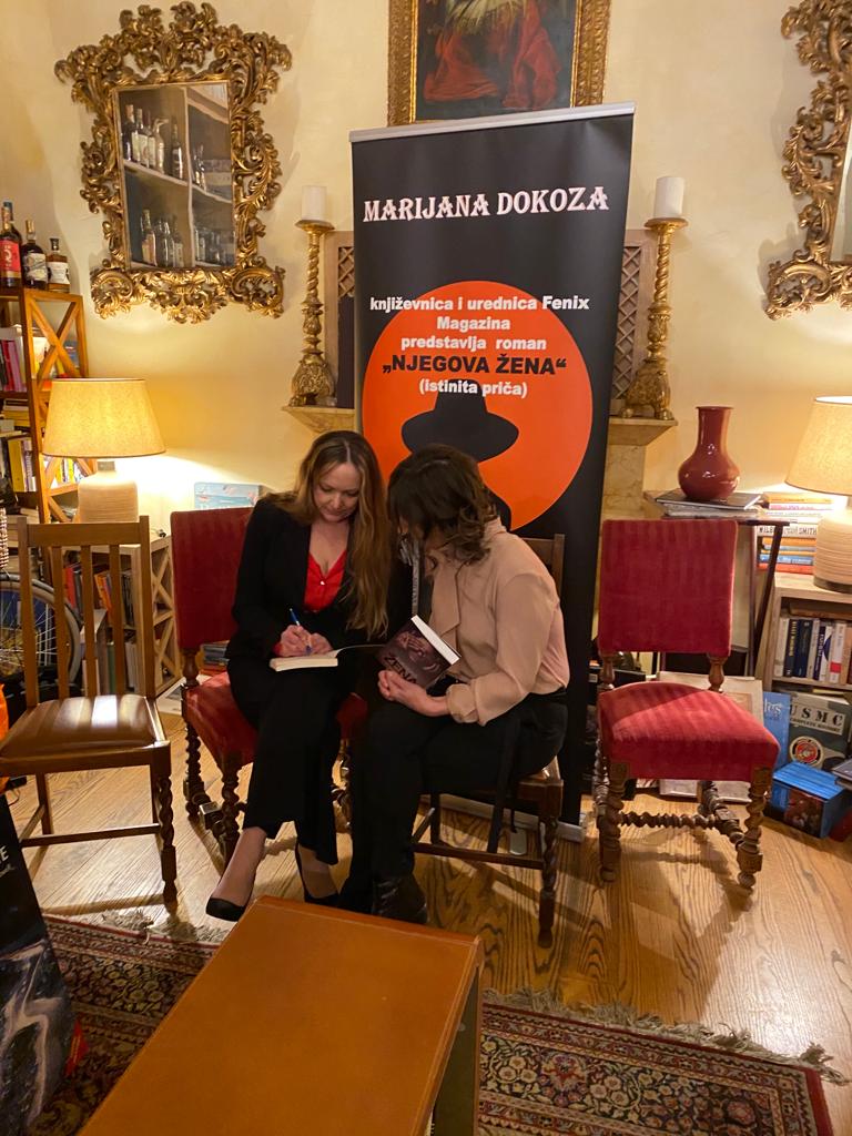 Marijana Dokoza svoj roman “Njegova žena” predstavila – u Rimu