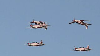 Akrobacije “Krila Oluje” iznad Šibenika, foto: Boris Stanić