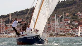 Murter: Po jakoj buri održana je tredicionalna 18. regata Latinsko idro – Murter 2015. Photo: Duško Jaramaz/PIXSELL Murter: Po jakoj buri održana je tredicionalna 18. regata Latinsko idro – Murter 2015. Photo: Duško Jaramaz/PIXSELL