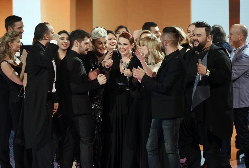 Ruža Janjiš pobjednica je druge sezone show-a “The Voice, najljepši glas Hrvatske”. Photo: Davor Višnjić/PIXSELL