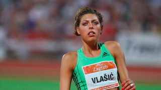 Zagreb, 130911.
IAAF World Challenge Zagreb 2011, 
61. memorijal Borisa Hanzekovica na atletskom stadionu Mladost na Savi.
Na slici: Blanka Vlasic.
Foto: Goran Mehkek / CROPIX