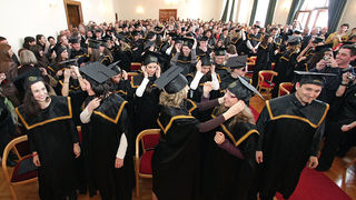Promocija diplomiranih studenata, 7. ožujka 2009. (foto: Marin Gospić)