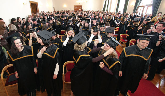 Promocija diplomiranih studenata, 7. ožujka 2009. (foto: Marin Gospić)
