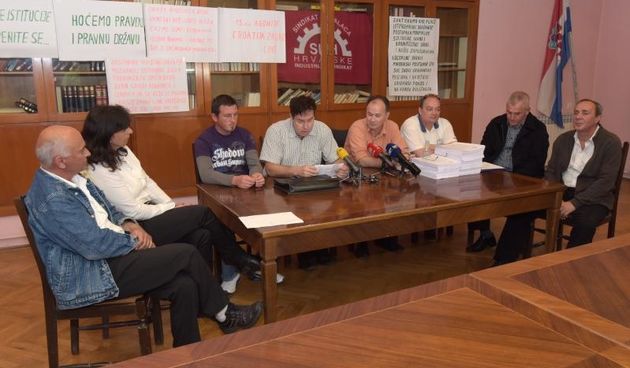 Radnici tvrtki koje već mjesecima ne isplaćuju plaće traže bolju pravnu zaštitu radnika, Photo: Dino Stanin/PIXSELL