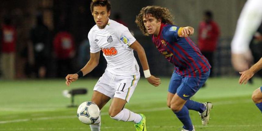 Neymar i Puyol, foto: www.fcbarcelona.com Neymar i Puyol, foto: www.fcbarcelona.com