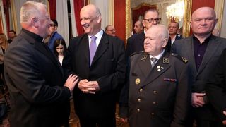 , Zagreb – U Dvercu je odrzana dodjela povelje pocasnog gradjanina Zagreba generalu Anti Gotovini. Photo: Anto Magzan/PIXSELL , Zagreb – U Dvercu je odrzana dodjela povelje pocasnog gradjanina Zagreba generalu Anti Gotovini. Photo: Anto Magzan/PIXSELL