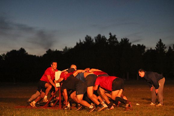 Trening zadarskih ragbijaša u Zemuniku (foto:Saša Čuka)