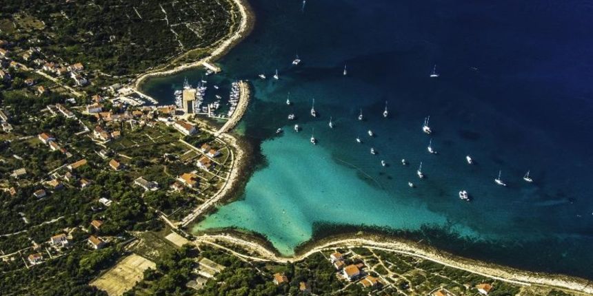 Otok Silba iz zraka Otok Silba iz zraka