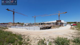 Radovi na proširenju trgovačkog centra Supernova Zadar