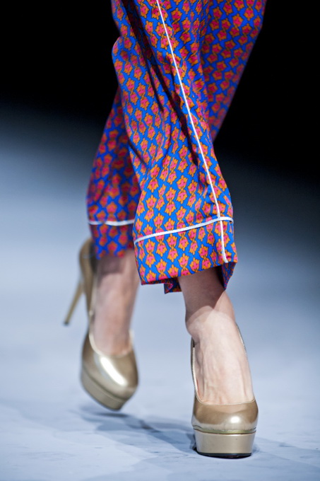 Zagreb, 191012.
U shopping centru Westgate od 18.-20.10. odrzava se modna revija Cro A Porter.
Na fotografiji: revija Anamarija Asanovic.
Foto: Neja Markicevic / CROPIX