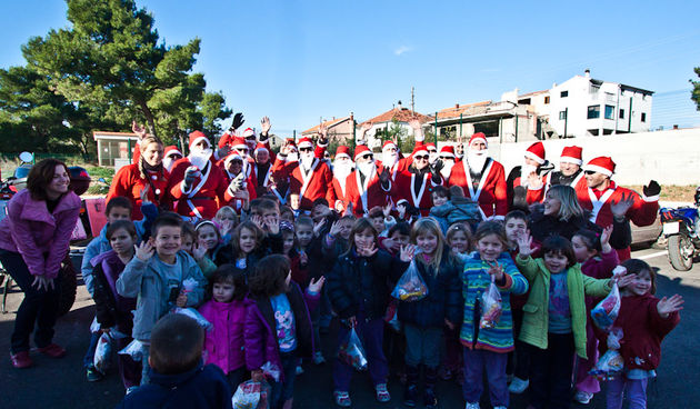 Biograd: Moto Mrazovi Duhovi u posjeti djecjim vrticima, Foto: Franjo Juric