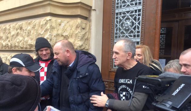 Sudac Željko Rogić ispred Općinskog suda u Šibeniku