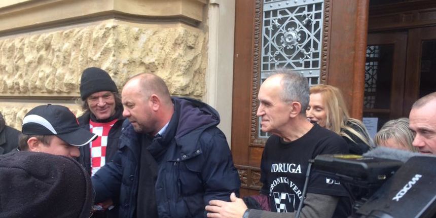 Sudac Željko Rogić ispred Općinskog suda u Šibeniku