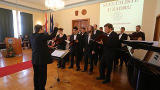 Svečano obilježena 12. obljetnica obnove Sveučilišta u Zadru, Foto: Filip Brala/PIXSELL