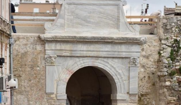 Pri kraju radovi na sanaciji vrata sv. Krševanu u zadarskom Muraju. Foto: Dino Stanin/PIXSELL