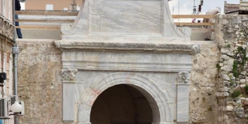 Pri kraju radovi na sanaciji vrata sv. Krševanu u zadarskom Muraju. Foto: Dino Stanin/PIXSELL