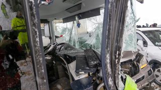 Lančani sudar autobusa i pet automobila kod Gospića