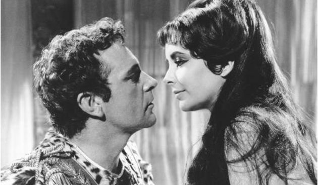 Richard Burton i Elizabeth Taylor na snimanju Kleopatre (Foto: wordpress.com)