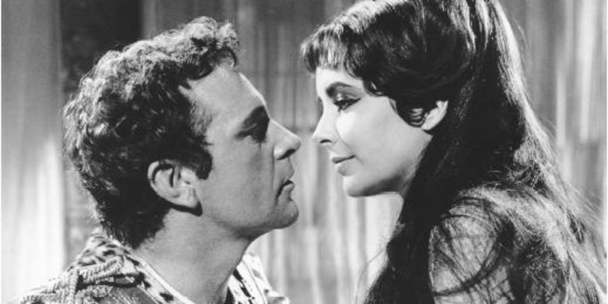 Richard Burton i Elizabeth Taylor na snimanju Kleopatre (Foto: wordpress.com)