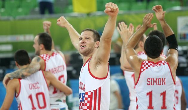 Velika hrvatska fešta u ljubljanskim Stožicama nakon plasmana u polufinale Eurobasketa, Foto. Igor Kralj/PIXSELL