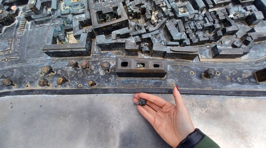 Pozdrav suncu, maketa, šetnica, bedemi Pozdrav suncu, maketa, šetnica, bedemi