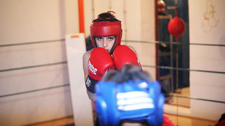 Javni sparing u boksačkom klubu Zlatna rukavica (foto:Saša Čuka)