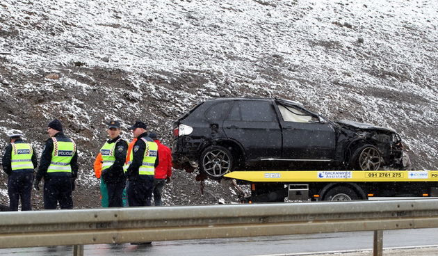 Sv Rok, 080412.Teska prometna nesreca sa smrtnim posljedicama dogodila se u blizini cvora sv Rok na 208. kilometru autoceste smjer jug. Ocevid je u tijeku.Foto: Jure Miskovic / CROPIX
