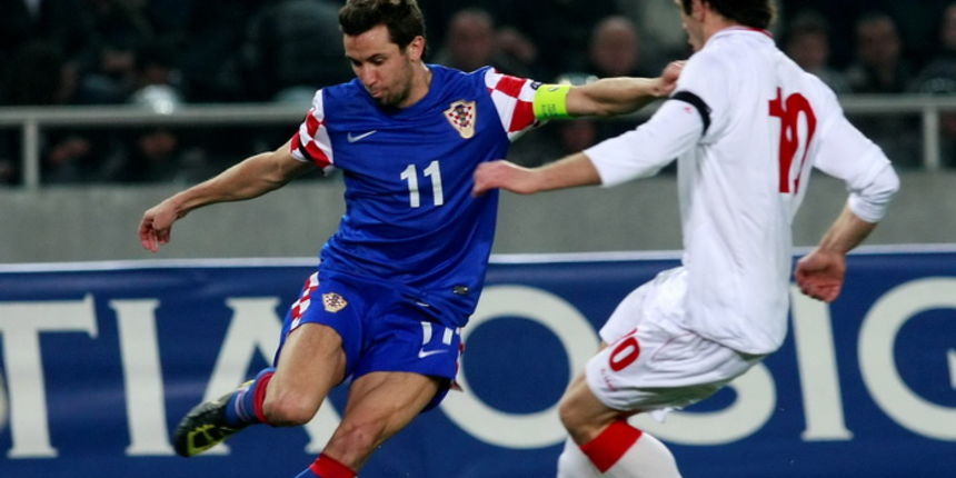 Tbilisi, Gruzija, 260311. Stadion Boris Paichadze. Kvalifikacijska nogometna utakmica za EP 2012 Gruzija – Hrvatska Na fotografiji: Darijo Srna. Foto: Ronald Gorsic / CROPIX Tbilisi, Gruzija, 260311. Stadion Boris Paichadze. Kvalifikacijska nogometna utakmica za EP 2012 Gruzija – Hrvatska Na fotografiji: Darijo Srna. Foto: Ronald Gorsic / CROPIX