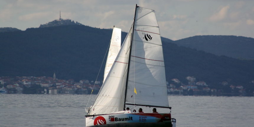 Sukosan: U uvali Zlatna luka odrzan je prvi dan dan Match Race regate, Foto: Mladen Malik