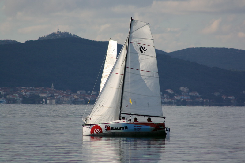 Sukosan: U uvali Zlatna luka odrzan je prvi dan dan Match Race regate, Foto: Mladen Malik